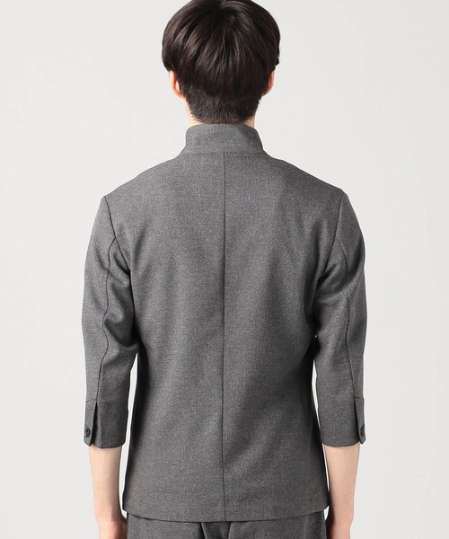 HIDEAWAYS NICOLE（ハイダウェイニコル）の「七分袖スタンドカラーカバーオール（その他アウター・メンズ・ライトグレー/ネイビー/チャコールグレー・LARGE/MEDIUM/X-LARGE）」の4枚目の写真