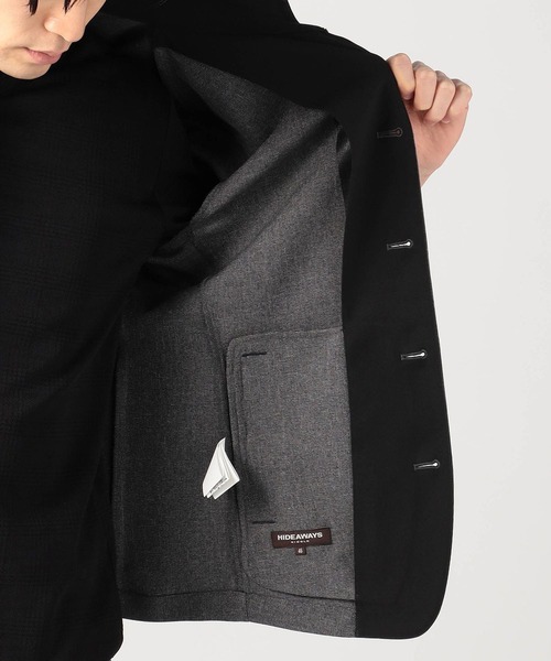 HIDEAWAYS NICOLE（ハイダウェイニコル）の「七分袖スタンドカラーカバーオール（その他アウター・メンズ・ライトグレー/ネイビー/チャコールグレー・LARGE/MEDIUM/X-LARGE）」の11枚目の写真