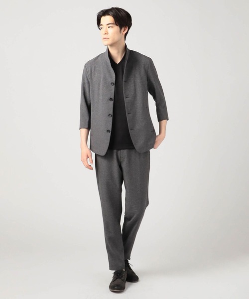 HIDEAWAYS NICOLE（ハイダウェイニコル）の「七分袖スタンドカラーカバーオール（その他アウター・メンズ・ライトグレー/ネイビー/チャコールグレー・LARGE/MEDIUM/X-LARGE）」の15枚目の写真