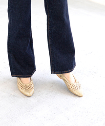 【MOHI / モヒ】メッシュフラットパンプス◆