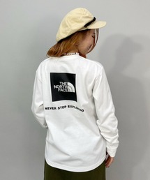 THE NORTH FACE/ザ・ノース・フェイス ルーズシルエット バックプリントロゴロンT/ロングスリーブTEE NTW32230
