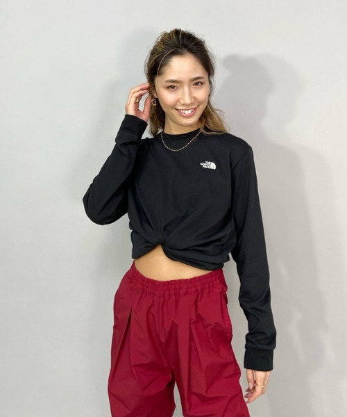 THE NORTH FACE(ザノースフェイス)の「THE NORTH FACE/ザ・ノース・フェイス ルーズシルエット バックプリントロゴロンT/ロングスリーブTEE NTW32230(Tシャツ/カットソー・レディース・ホワイト/ブラック・L/XL/M)」の10枚目の写真
