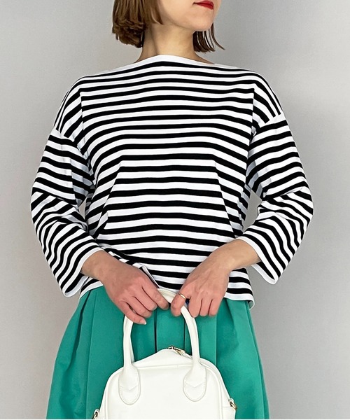 PICCIN（ピッチン）の「ボーダーニット（ニット/セーター・レディース・ブラック系その他/ブルー系その他・M）」の5枚目の写真