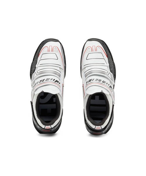 DIESEL（ディーゼル）の「メンズ メッシュ&ベルクロ スニーカー（スニーカー・メンズ・ホワイト/ブラック/ホワイト×ブラック/ホワイト系その他・44/40/41/42/43）」の9枚目の写真