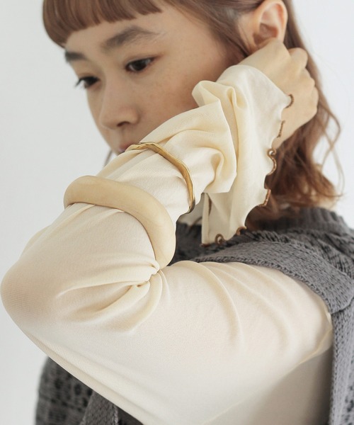 Crisp（クリスプ）の「ルーズカーブバングル（バングル/リストバンド・レディース・シルバー/ゴールド・FREE）」の6枚目の写真