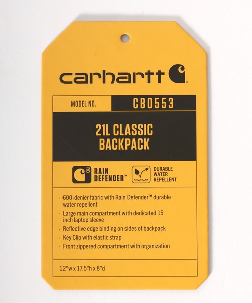 Carhartt（カーハート）の「carhartt（カーハート）21L CLASSIC BACKPACK/バックパック/リュック メンズ レディース ユニセックス（バックパック/リュック・メンズ・ブラック/ブラウン・FREE）」の13枚目の写真