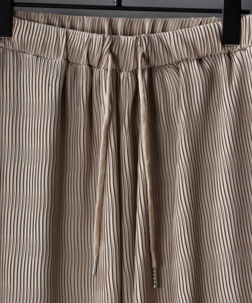 SITRY（シトリー）の「random pleats easy pants/ランダムプリーツ イージー パンツ（その他パンツ・メンズ・チャコールグレー/ブラウン/ブラック系その他/ベージュ系その他/ブラック/ベージュ・M/L）」の16枚目の写真
