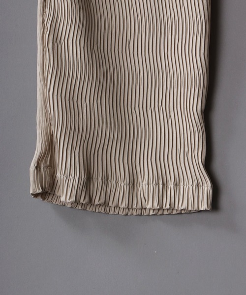 SITRY（シトリー）の「random pleats easy pants/ランダムプリーツ イージー パンツ（その他パンツ・メンズ・チャコールグレー/ブラウン/ブラック系その他/ベージュ系その他/ブラック/ベージュ・M/L）」の18枚目の写真