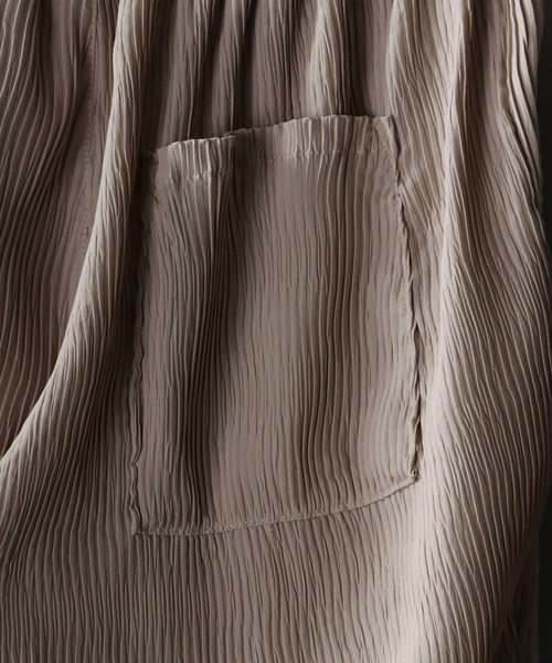 SITRY（シトリー）の「random pleats easy pants/ランダムプリーツ イージー パンツ（その他パンツ・メンズ・チャコールグレー/ブラウン/ブラック系その他/ベージュ系その他/ブラック/ベージュ・M/L）」の20枚目の写真