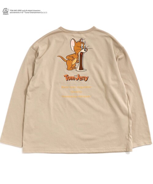 Tom＆Jerry（トムアンドジェリー）の「WEB限定 トムとジェリーTシャツ  大人用（Tシャツ/カットソー・レディース・ブラック/ミント/ベージュ・MEDIUM）」の2枚目の写真
