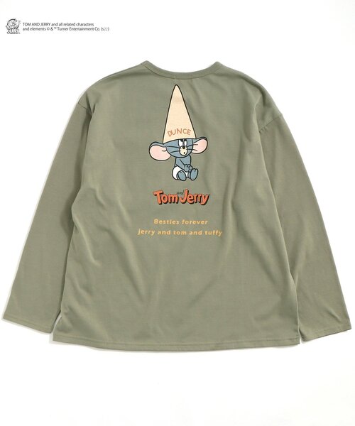 Tom＆Jerry（トムアンドジェリー）の「WEB限定 トムとジェリーTシャツ  大人用（Tシャツ/カットソー・レディース・ブラック/ミント/ベージュ・MEDIUM）」の3枚目の写真
