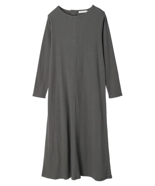 AMERICAN HOLIC（アメリカンホリック）の「リブカットIラインワンピース（ワンピース・レディース・チャコールグレー/グレイッシュベージュ・M/L）」の20枚目の写真