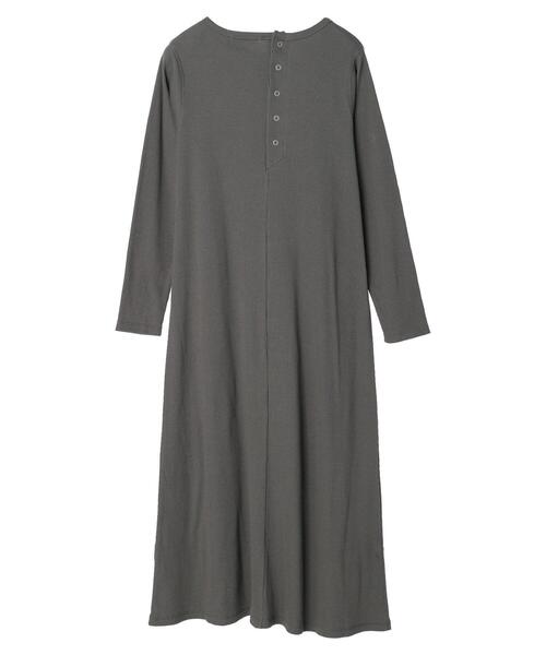 AMERICAN HOLIC（アメリカンホリック）の「リブカットIラインワンピース（ワンピース・レディース・チャコールグレー/グレイッシュベージュ・M/L）」の21枚目の写真