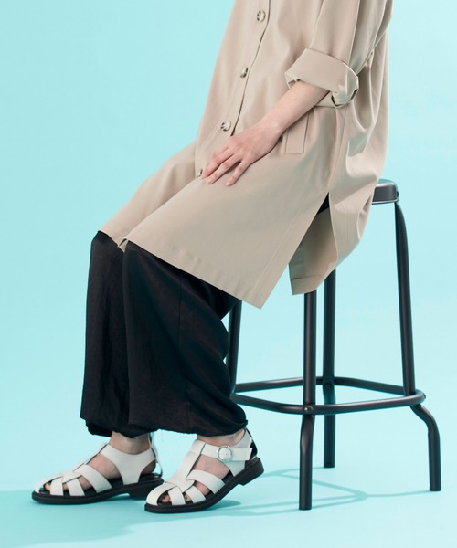 noyau（ノヤウ）の「厚底グルカサンダル（サンダル・レディース・ホワイト/ブラック/ベージュ/シルバー・LL/S/M/L）」の6枚目の写真