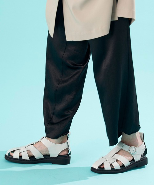 noyau（ノヤウ）の「厚底グルカサンダル（サンダル・レディース・ホワイト/ブラック/ベージュ/シルバー・LL/S/M/L）」の7枚目の写真