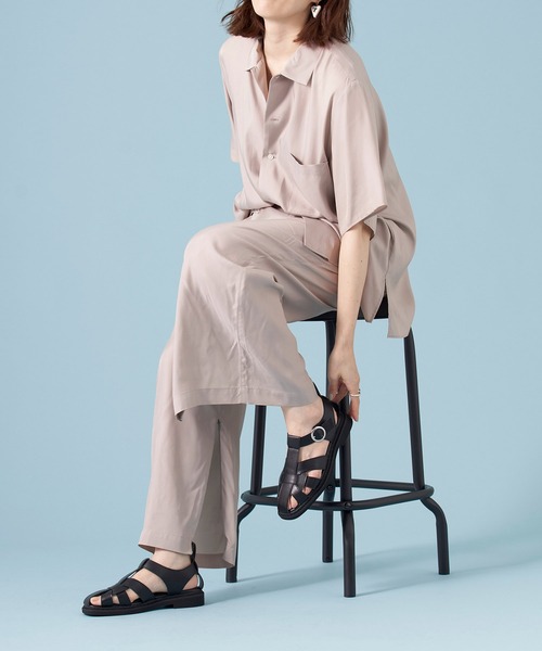 noyau（ノヤウ）の「厚底グルカサンダル（サンダル・レディース・ホワイト/ブラック/ベージュ/シルバー・LL/S/M/L）」の16枚目の写真