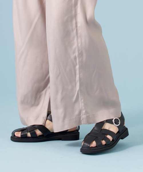 noyau（ノヤウ）の「厚底グルカサンダル（サンダル・レディース・ホワイト/ブラック/ベージュ/シルバー・LL/S/M/L）」の19枚目の写真