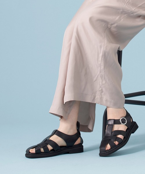 noyau（ノヤウ）の「厚底グルカサンダル（サンダル・レディース・ホワイト/ブラック/ベージュ/シルバー・LL/S/M/L）」の18枚目の写真