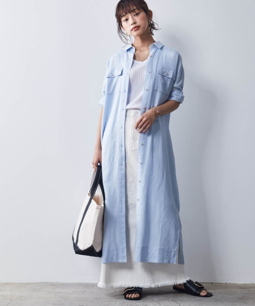 CHIC STYLE(シックスタイル)の「大きいサイズ 2WAYワイドリブニットタンクトップ シックスタイル(タンクトップ・レディース・ブラック/オフホワイト/グレー・3L/L/4L/LL)」の17枚目の写真