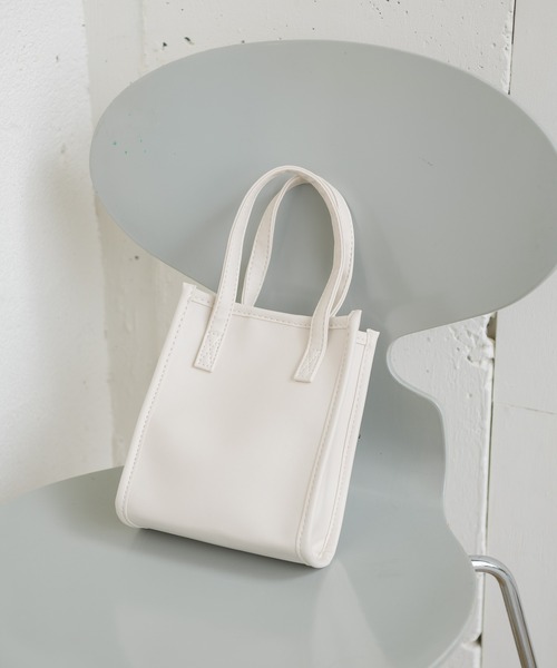 ems excite（エムズエキサイト）の「PVC2WAYショルダー（ショルダーバッグ・レディース・オフホワイト/ブルー/クリア・FREE）」の17枚目の写真