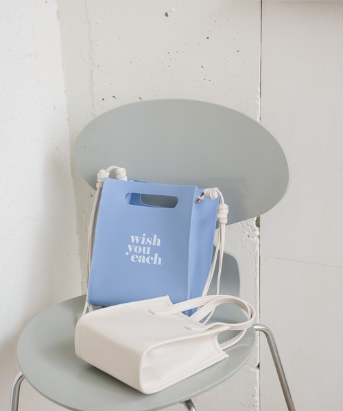 ems excite（エムズエキサイト）の「PVC2WAYショルダー（ショルダーバッグ・レディース・オフホワイト/ブルー/クリア・FREE）」の15枚目の写真