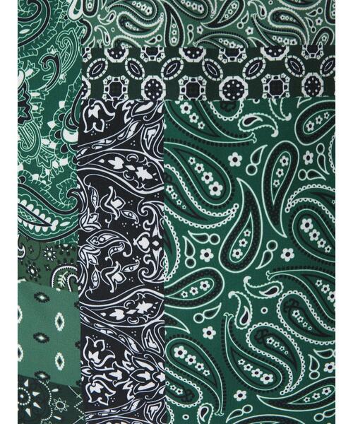 Green　Parks（グリーンパークス）の「・トライアングルグラフィックバッグ（トートバッグ・レディース・ネイビー/グリーン/レオパード・FREE）」の12枚目の写真