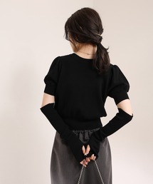 one after another NICE CLAUP | アームウォーマーセット半袖カーディガン(ニット/セーター)