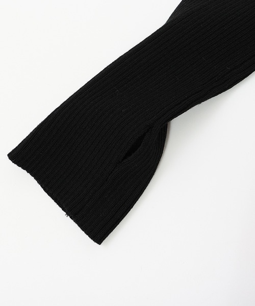 one after another NICE CLAUP（ワンアフターアナザーナイスクラップ）の「アームウォーマーセット半袖カーディガン（ニット/セーター・レディース・ブラック/ライトピンク/ライトベージュ/オフホワイト・FREE）」の18枚目の写真