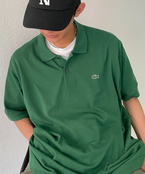 LACOSTE(ラコステ)の「【LACOSTE/ラコステ】クラシックポロシャツ(ポロシャツ・メンズ・ブラック/グリーン/ベージュ・6/8)」の1枚目の写真