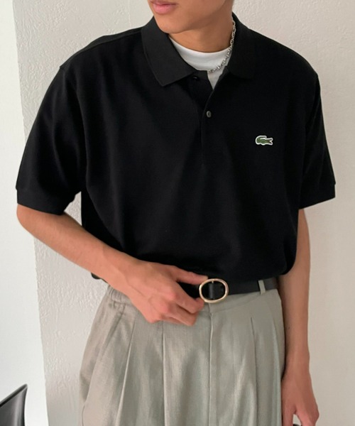 LACOSTE(ラコステ)の「【LACOSTE/ラコステ】クラシックポロシャツ(ポロシャツ・メンズ・ブラック/グリーン/ベージュ・6/8)」の2枚目の写真