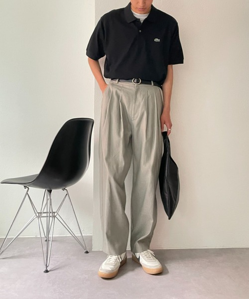 LACOSTE(ラコステ)の「【LACOSTE/ラコステ】クラシックポロシャツ(ポロシャツ・メンズ・ブラック/グリーン/ベージュ・6/8)」の14枚目の写真