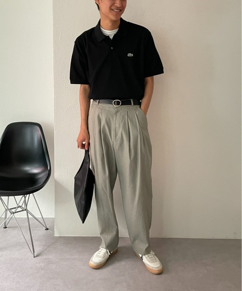 LACOSTE(ラコステ)の「【LACOSTE/ラコステ】クラシックポロシャツ(ポロシャツ・メンズ・ブラック/グリーン/ベージュ・6/8)」の22枚目の写真