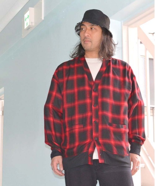 【セール】レーヨンシャツカーディガン（カーディガン/ボレロ）｜HARLEM ROUNGE（ハーレムラウンジ） 6,054円