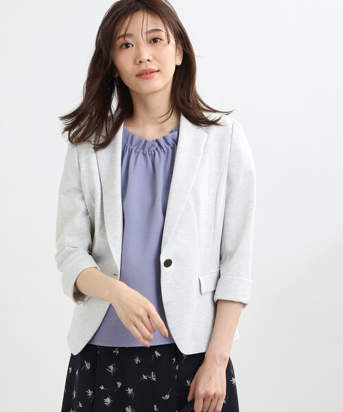 【名品】Reflect 匠ジャケット テーラード 夏匠 七分袖 グレー 11 匠シリーズ/UVカット/接触冷感/洗える】夏匠ジャケット（テーラード