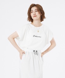 abahouse mavie | 刺繍ロゴTシャツ(Tシャツ/カットソー)