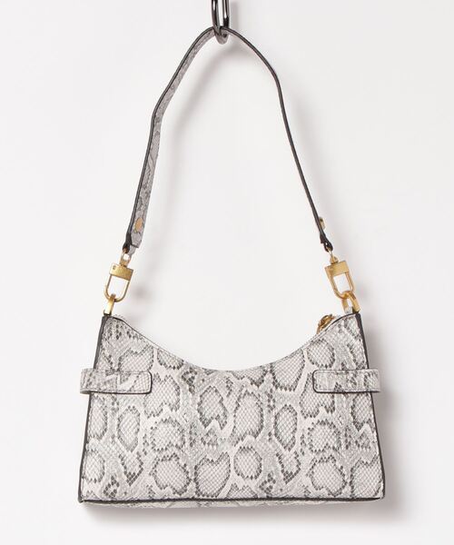 Guess（ゲス）の「ZADIE LOGO Top Zip Shoulder Bag（ショルダーバッグ・レディース・グレー・ONE SIZE）」の14枚目の写真