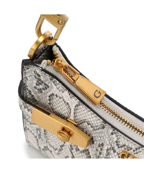 Guess（ゲス）の「ZADIE LOGO Top Zip Shoulder Bag（ショルダーバッグ・レディース・グレー・ONE SIZE）」の7枚目の写真