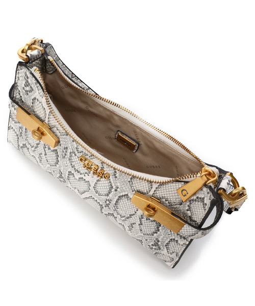 Guess（ゲス）の「ZADIE LOGO Top Zip Shoulder Bag（ショルダーバッグ・レディース・グレー・ONE SIZE）」の10枚目の写真