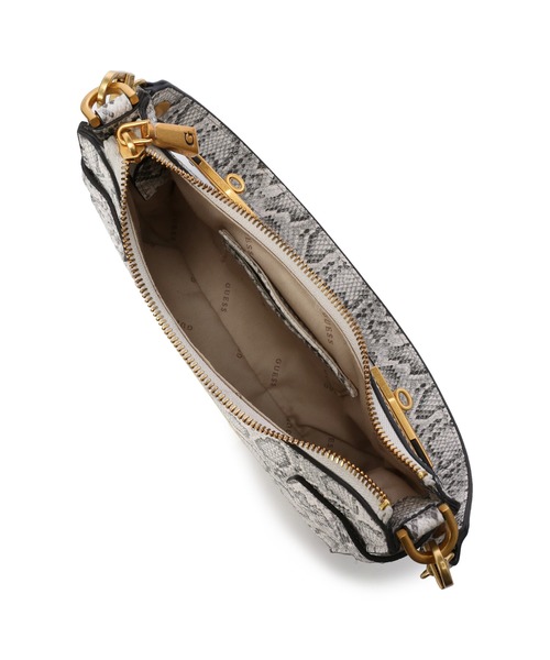 Guess（ゲス）の「ZADIE LOGO Top Zip Shoulder Bag（ショルダーバッグ・レディース・グレー・ONE SIZE）」の11枚目の写真