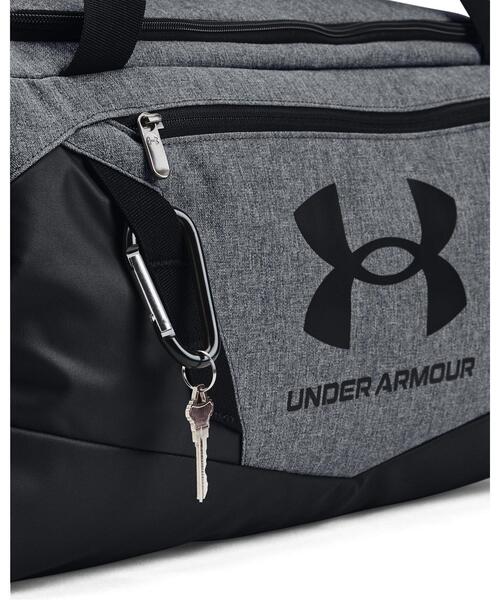 UNDER ARMOUR(アンダーアーマー)の「UAアンディナイアブル5.0 ダッフルバッグ Sサイズ(トレーニング/メンズ/レディース)(ボストンバッグ・レディース・ブラック/グレー・ONESIZE)」の4枚目の写真