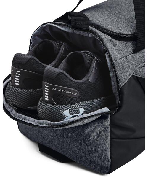 UNDER ARMOUR(アンダーアーマー)の「UAアンディナイアブル5.0 ダッフルバッグ Sサイズ(トレーニング/メンズ/レディース)(ボストンバッグ・レディース・ブラック/グレー・ONESIZE)」の9枚目の写真