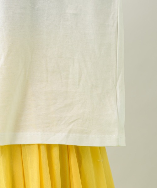 Paradise Picnic（パラダイスピクニック）の「コットンテープ使いロゴTシャツ（Tシャツ/カットソー・レディース・ホワイト/ブラック・FREE）」の11枚目の写真