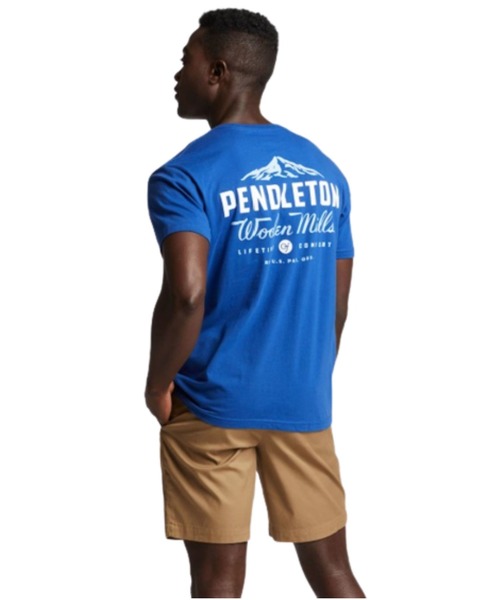 PENDLETON（ペンドルトン）の「Base Camp Graphic Tee（Tシャツ/カットソー・メンズ・ブルー/ブラック・SMALL/MEDIUM/LARGE/XL）」の8枚目の写真