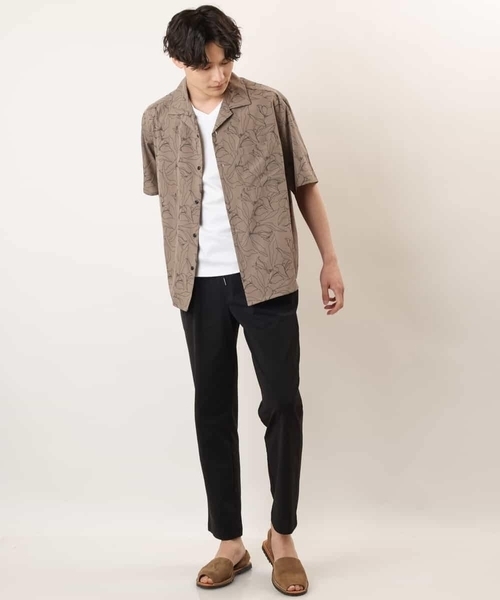 a.v.v（アーヴェヴェ）の「ポリエステル天竺イージーパンツ（セットアップ対応）（その他パンツ・メンズ・チャコールグレー/ブラック・50/46/48）」の22枚目の写真