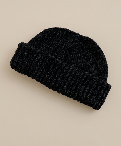 RACAL(ラカル)の「RACAL/Summer Paper Knit Cap(ニットキャップ/ビーニー・メンズ・ブラック/ベージュ/ネイビー/オレンジ/グリーン/チャコール・FREE)」の6枚目の写真