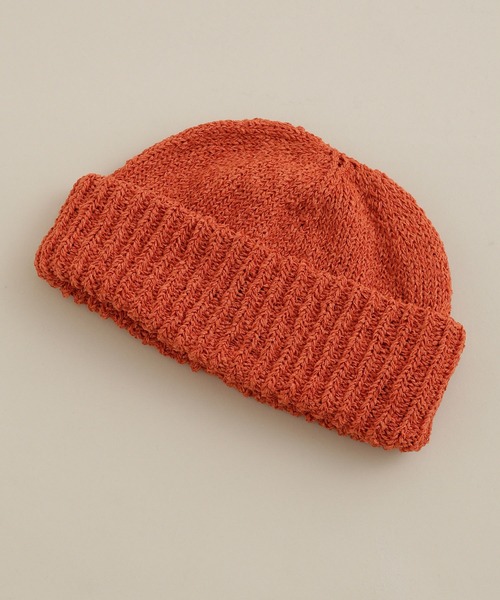 RACAL(ラカル)の「RACAL/Summer Paper Knit Cap(ニットキャップ/ビーニー・メンズ・ブラック/ベージュ/ネイビー/オレンジ/グリーン/チャコール・FREE)」の1枚目の写真