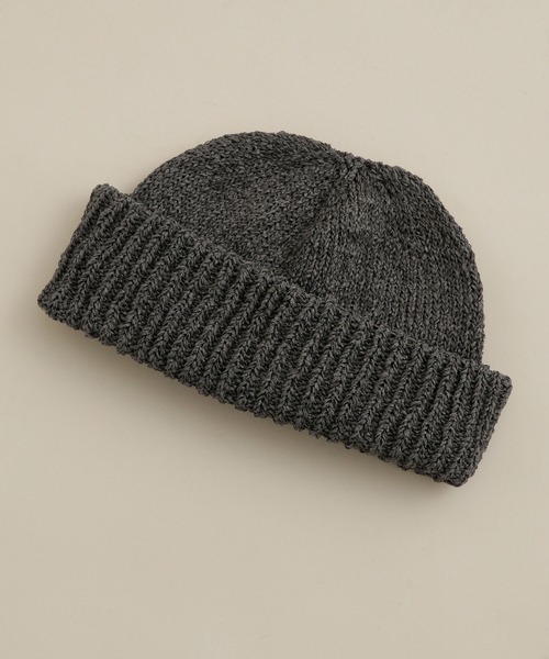 RACAL(ラカル)の「RACAL/Summer Paper Knit Cap(ニットキャップ/ビーニー・メンズ・ブラック/ベージュ/ネイビー/オレンジ/グリーン/チャコール・FREE)」の3枚目の写真