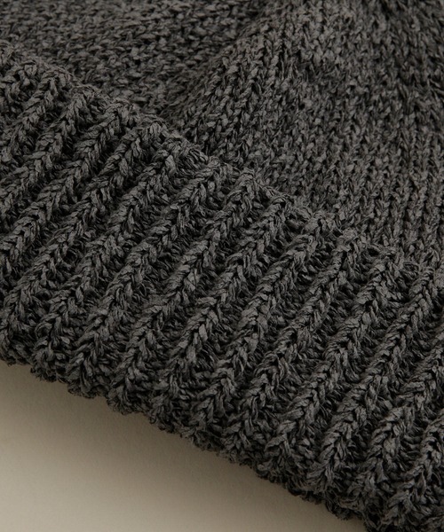 RACAL(ラカル)の「RACAL/Summer Paper Knit Cap(ニットキャップ/ビーニー・メンズ・ブラック/ベージュ/ネイビー/オレンジ/グリーン/チャコール・FREE)」の12枚目の写真