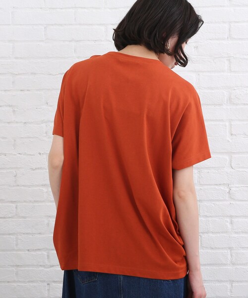 SHOO・LA・RUE（シューラルー）の「◆【SHOO ICE】フレンチスリーブ ドルマントップス（Tシャツ/カットソー・レディース・チャコールグレー/ブラック/ダークグリーン/ダークオレンジ/ホワイト系/ピンク系・00）」の9枚目の写真