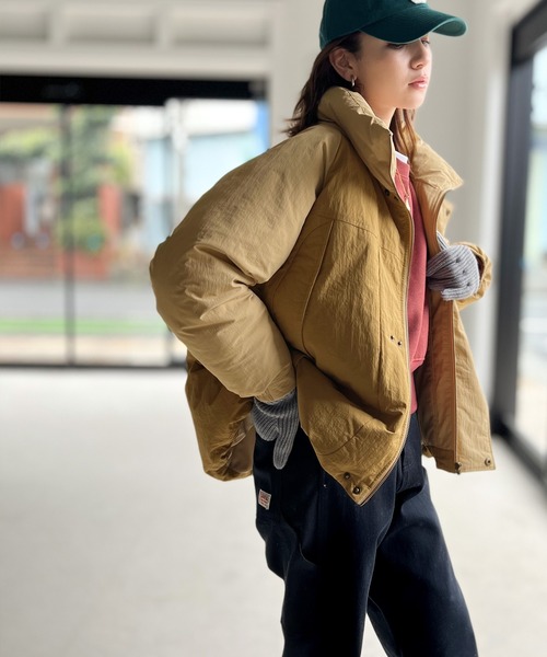 Java（ジャバ）の「《JaVa ジャバコラボ》暖かの殿堂入り。中綿入り切替えスタンドネックブルゾン（ダウンジャケット/コート・レディース・ブラック/ベージュ・MEDIUM/LARGE/X-LARGE）」の13枚目の写真